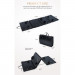 Доска для бондажа Roomfun Bondage Board (наручники+манжеты на лодыжки+оковы на ноги+ремни) черная