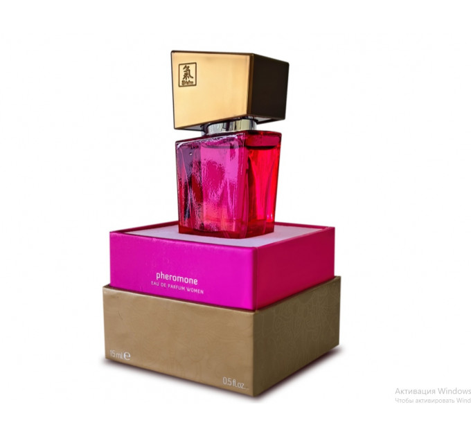 Духи з феромонами жіночі SHIATSU Pheromone Fragrance women pink 15 ml