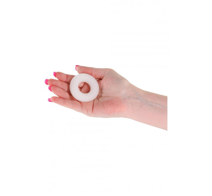 Эрекционное кольцо для пениса иллюмисцентное NS Novelties Firefly Bubble Rings белое, Medium