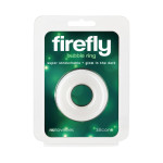 Ерекційне кільце для пеніса ілюмісцентне NS Novelties Firefly Bubble Rings біле, Medium
