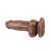 Фалоімітатор реалістичний з присоскою Chisa Ballsy Super Cock JUMBO JACK коричневий