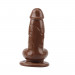 Фалоімітатор реалістичний з присоскою Chisa Ballsy Super Cock JUMBO JACK коричневий