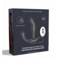 Массажер простаты с вибро Finger Wiggle Prostate Massager, черный