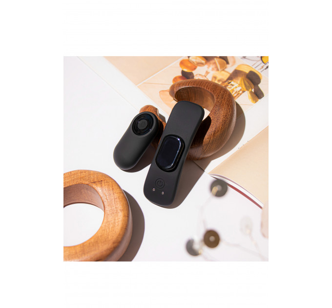 Мощный вибратор для трусиков с дистанционным управлением TEMPTASIA REMOTE CONTROL PANTY VIBE BLACK