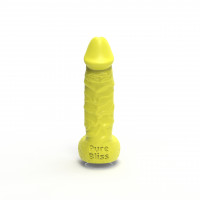 Мило член на присосці Pure Bliss MINI жовте, 15 см