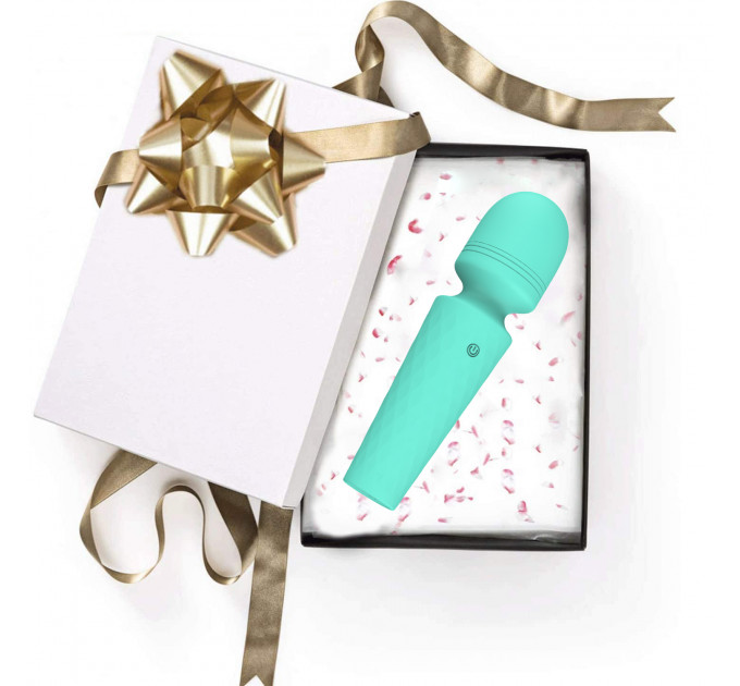 Мини-вибратор микрофон Every Night Toys Sharon бирюзовый, 10 режимов вибрации