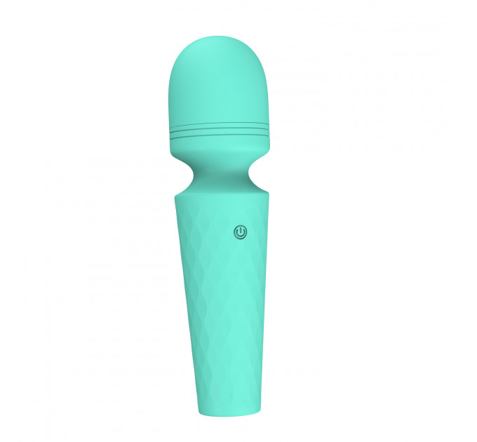 Мини-вибратор микрофон Every Night Toys Sharon бирюзовый, 10 режимов вибрации