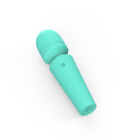 Міні-вібратор мікрофон Every Night Toys Sharon бірюзовий, 10 режимів вібрації