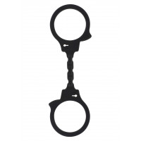 Наручники еластичні ToyJoy, силіконові, чорні