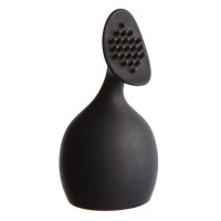 Насадка на микрофон с пупырышками Love Shop для стимуляции клитора, черная