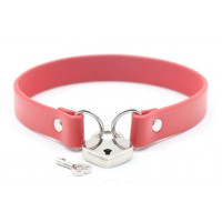 Нашийник DS Fetish DS Fetish Locking collar red