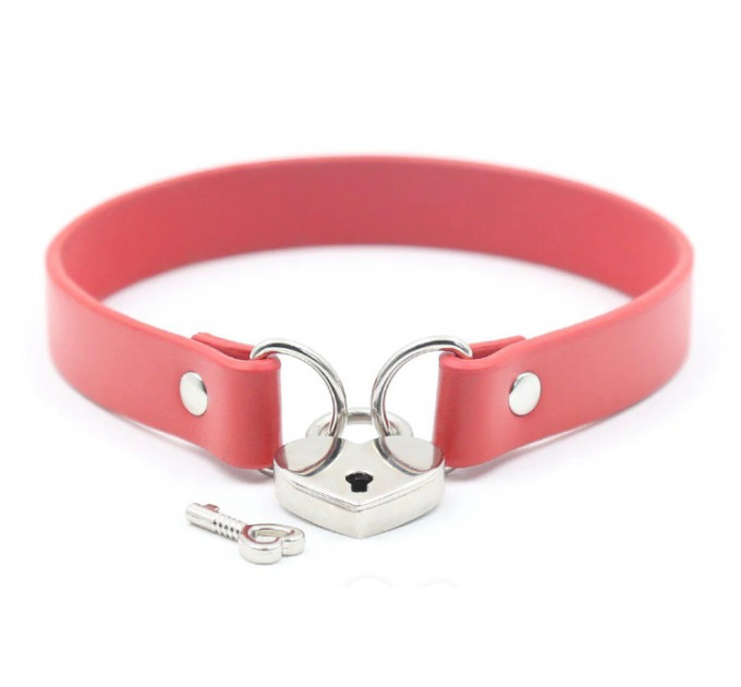 Нашийник DS Fetish DS Fetish Locking collar red