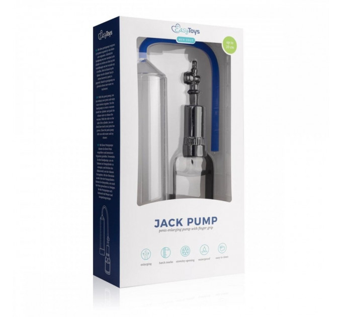 Помпа для пеніса Easytoys Finger Grip Penis Pump Clear