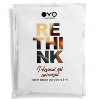 ПРОБНИК/Увлажняющий гель на водной основе OYO RETHINK Personal Gel Universal, 5 мл ПРОБНИК/Увлажняющий гель на водной основе OYO RETHINK Personal Gel Universal, 5 мл