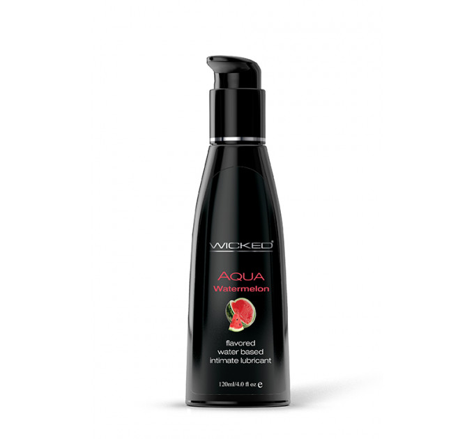 Їстівний лубрикант зі смаком кавуна Wicked Aqua Watermelon Flavored, 120 мл