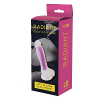 Фалоімітатор люмінесцентний на присосці Dream Toys RADIANT Glow In The Dark синій, М