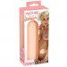 Удлиняющая реалистичная насадка на пенис Nature Skin Penis Sleeve телесный