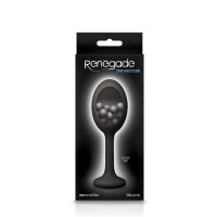Уникальная анальная пробка RENEGADE RATTLER BLACK