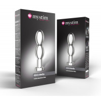 Универсальный фаллоимитатор для электростимуляции Mystim O(h!)-thello из алюминия, 14 см х 3.5 см