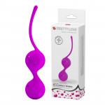 Вагінальні кульки PRETTY LOVE Kegel фіолетові, 16 х 3.3 см