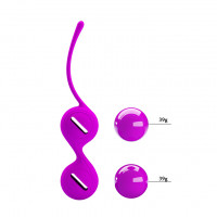 Вагінальні кульки PRETTY LOVE Kegel фіолетові, 16 х 3.3 см