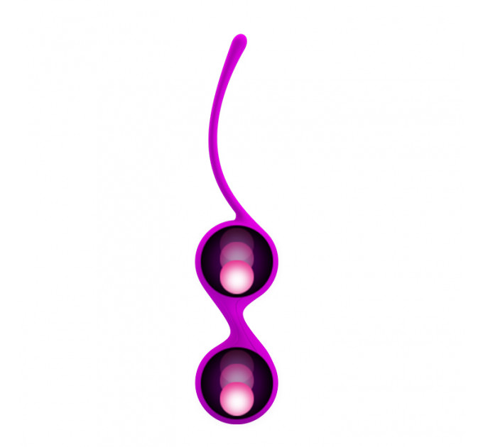 Вагінальні кульки PRETTY LOVE Kegel фіолетові, 16 х 3.3 см