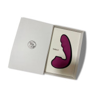 Вакуумний стимулятор BeYourLover Tara Purple з вагінальним відростком та підігрівом, фіолетовий