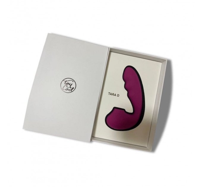 Вакуумный стимулятор BeYourLover Tara Purple с вагинальным отростком и подогревом, фиолетовый