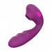 Вакуумный стимулятор BeYourLover Tara Purple с вагинальным отростком и подогревом, фиолетовый