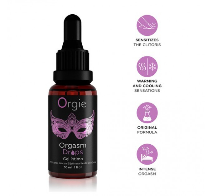 Возбуждающие капли для клитора «ORGASM DROPS» Orgie