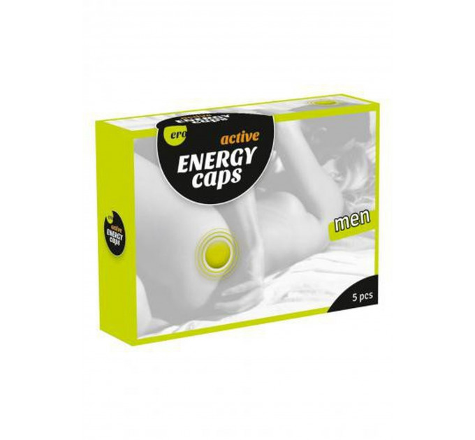 Возбуждающие капсулы для мужчин ERO Energy Caps, (цена 5 шт капсул в упаковке)
