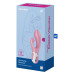Вибратор кролик Satisfyer Air Pump Bunny 2 с технологией давления воздуха, розовый