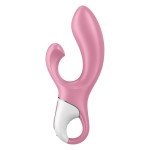 Вибратор кролик Satisfyer Air Pump Bunny 2 с технологией давления воздуха, розовый