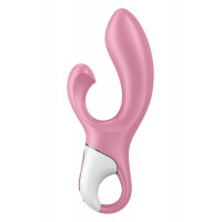 Вибратор кролик Satisfyer Air Pump Bunny 2 с технологией давления воздуха, розовый