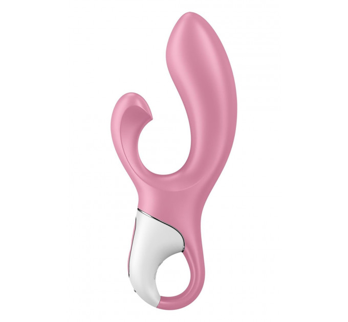 Вибратор кролик Satisfyer Air Pump Bunny 2 с технологией давления воздуха, розовый