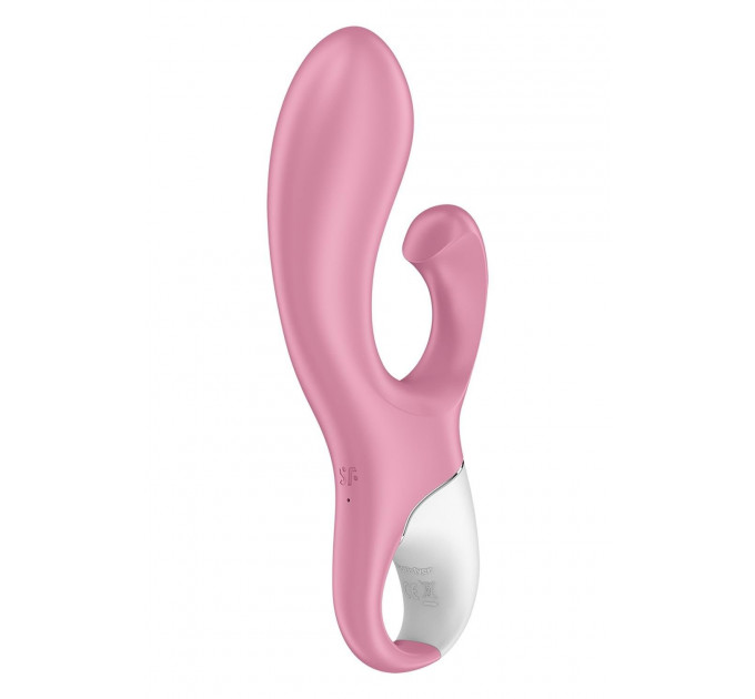 Вибратор кролик Satisfyer Air Pump Bunny 2 с технологией давления воздуха, розовый