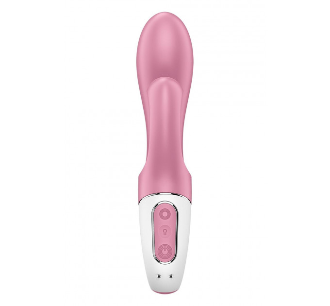 Вибратор кролик Satisfyer Air Pump Bunny 2 с технологией давления воздуха, розовый