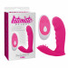 Вібратор із кліторальною стимуляцією Chisa Intimate Melody Strapless Strap-on, рожевий