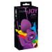 Анальная силиконовая пробка с камнем You2Toys Colorful Joy Jewel, фиолетовая, Medium
