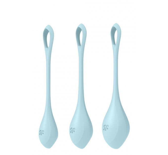 Набор вагинальных шариков Satisfyer Yoni Power 2, голубой
