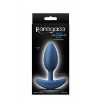 Анальная пробка с вибрацией Средняя RENEGADE HEAVYWEIGHT PLUG MEDIUM BLUE