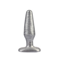 Анальна пробка Chisa Dark Muscle Stag Kaufman срібло 13.7 см * 4 см