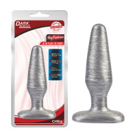 Анальная пробка Chisa Dark Muscle Stag Kaufman серебро 13.7 cм*4 cм