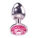 Анальная пробка,маленькая A&E PINK GEM ANAL PLUG SMALL