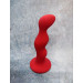 Анальная пробка волнистая Loveshop Red 12 см * 2,5 см
