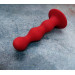 Анальная пробка волнистая Loveshop Red 12 см * 2,5 см