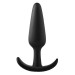 Анальний плаг чорний Dreamtoys FantASStic Smooth зі стопером у формі якоря, Large