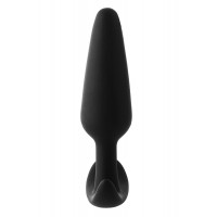 Анальний плаг чорний Dreamtoys FantASStic Smooth зі стопером у формі якоря, Large