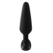 Анальний плаг чорний Dreamtoys FantASStic Smooth зі стопером у формі якоря, Large
