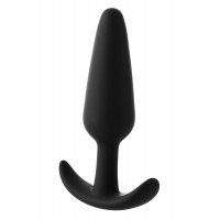 Анальний плаг чорний Dreamtoys FantASStic Smooth зі стопером у формі якоря, Large
